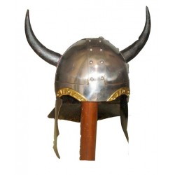 Horn Viking Helmet Medieval...
