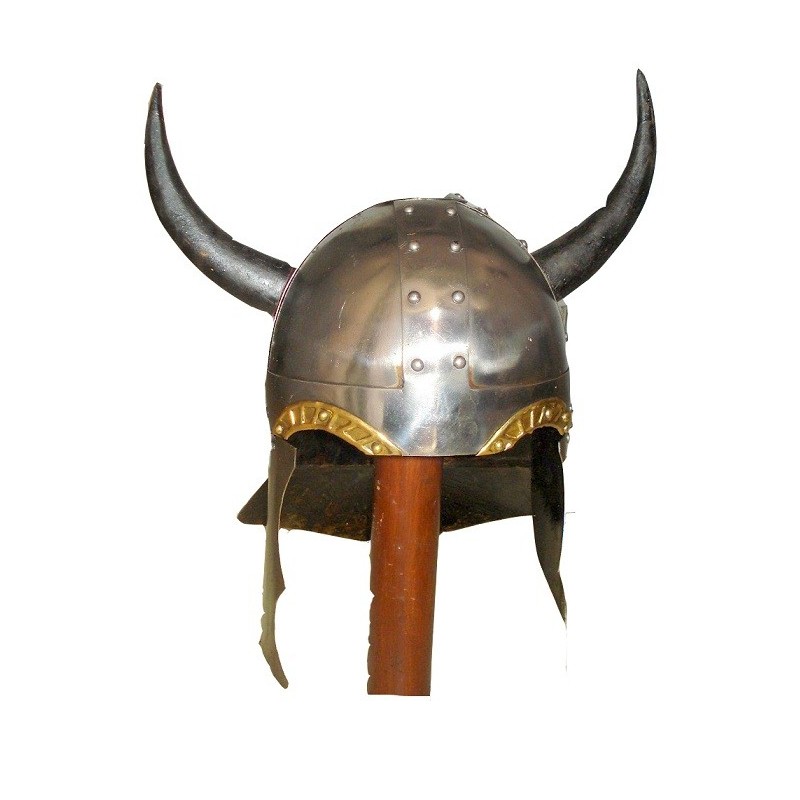 Horn Viking Helmet Medieval Warrior COSTUME Reenactment Online | lupon ...