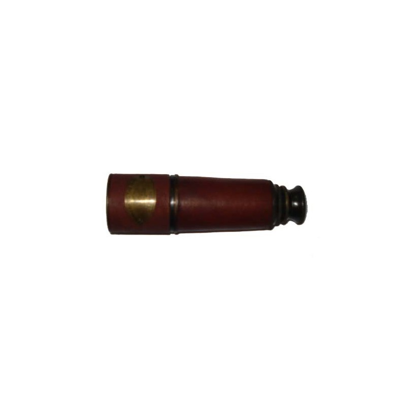 antique brass telescope