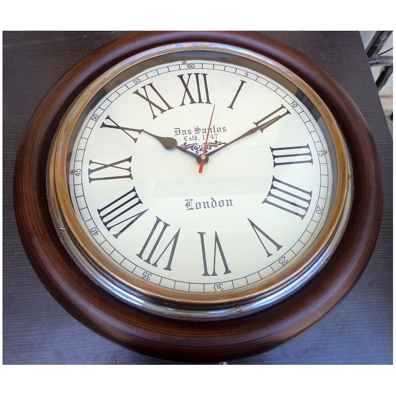 Vintage Das Santos 1747 Wall Clock