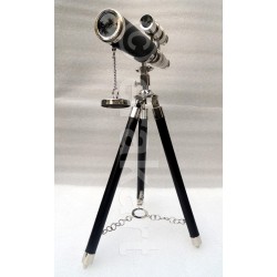 Brass Telescope double barrel chrome