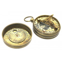 Brass Dollond London Sundial Compass