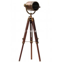 Antique Telescopic Tripod Stand Spot Light