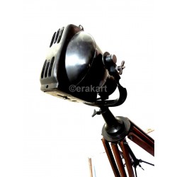 Antique Steel Tripod Spotlight Home & Office Decor