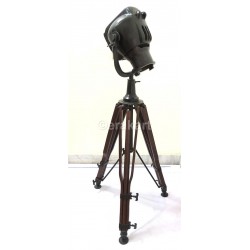 Antique Steel Tripod Spotlight Home & Office Decor