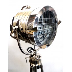 Deco Spot Search Light Chrome Nautical Tripod