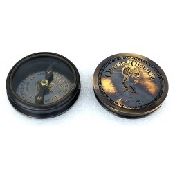 Brass Queen Victoria Compass