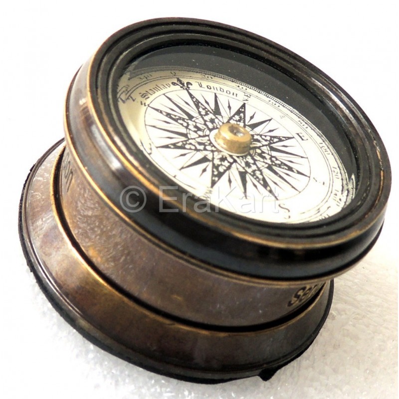 Buy Brass Magnetic Compass - Nautical Maritime Navigation Online SALE.