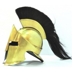 Medieval 300 Sparten Armour Helmet With Replica Metal