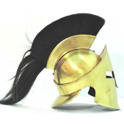 Medieval 300 Sparten Armour Helmet With Replica Metal