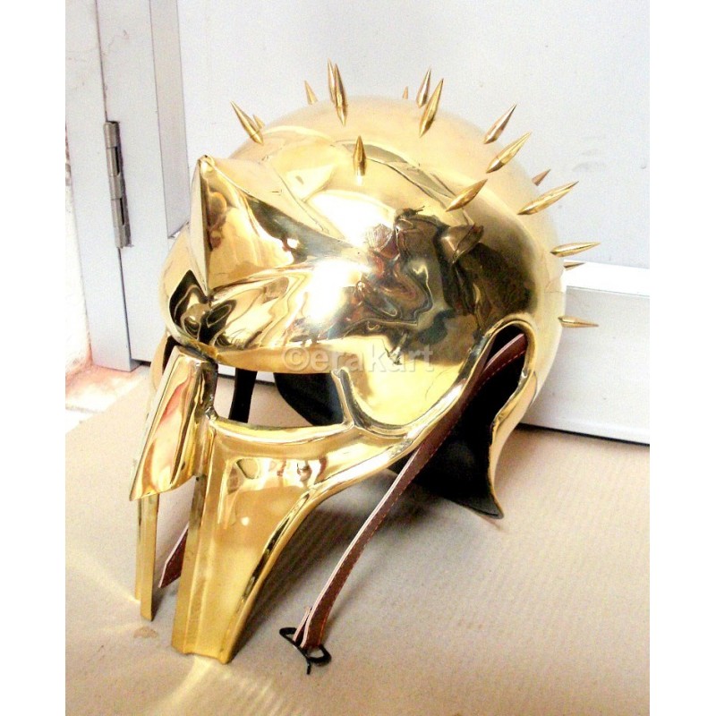 Details about   Medieval Armor New Gladiator Roman Maximus Helmet With Stand 