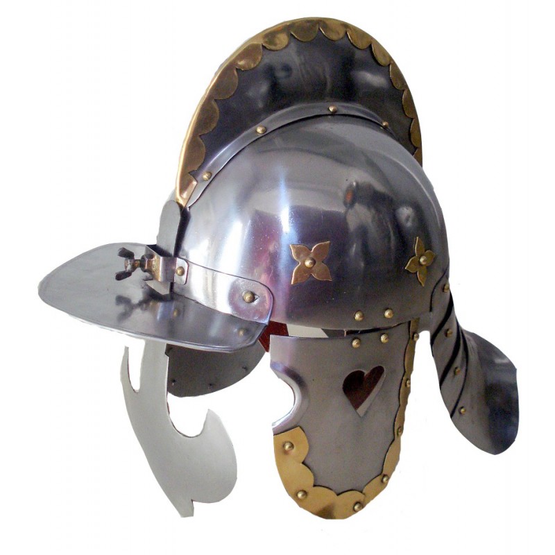18GA SCA LARP Medieval Hussar winged XVII century Hussars Helmet Replica 