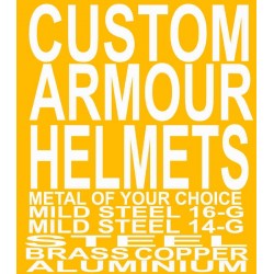 Custom Armour helmet Metal