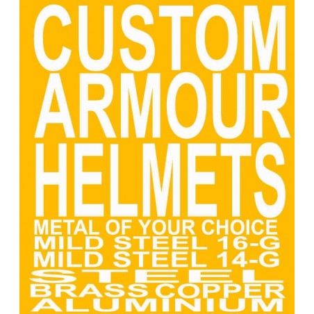 Custom Armour helmet Metal