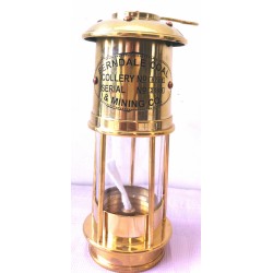 BRASS NAUTICAL SHIP LAMP OR COAL MINOR LAMP 