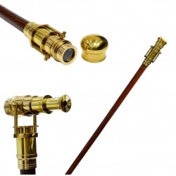 Brass Telescope Walking Stick