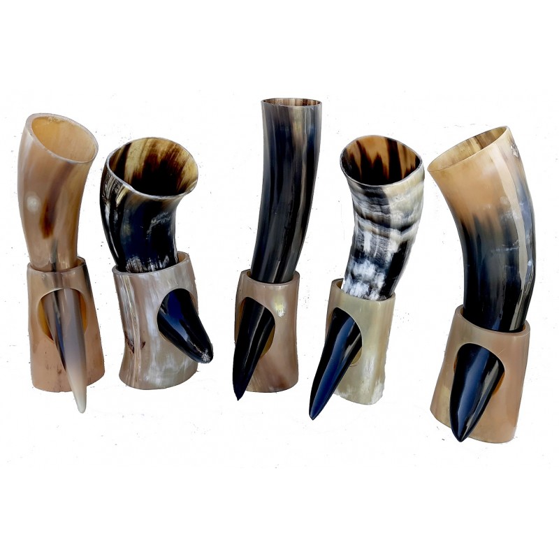 Viking Drinking Horn Set of 5