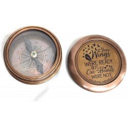 Memorial Gift Brass Compass...