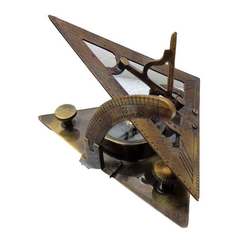 Buy Sundial Compass- Antique Brass Nautical compasses online shop sale