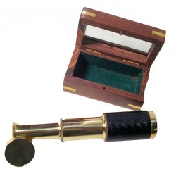 SOLID BRASS TELESCOPE -...