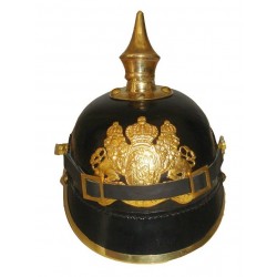 German Leather Pickelhaube...