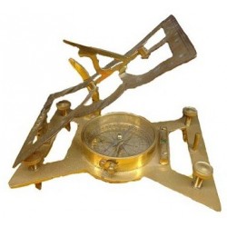 Brass Sundial Compass