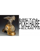 German metal helmets | Metal Pickelhaube helm | M16 | M32 - by Erakart
