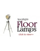 Spotlight Floor Lamps | Searchlight tripod lamp
