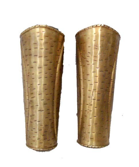 300 Movie Spartan Greaves - Brass Hand Guard set