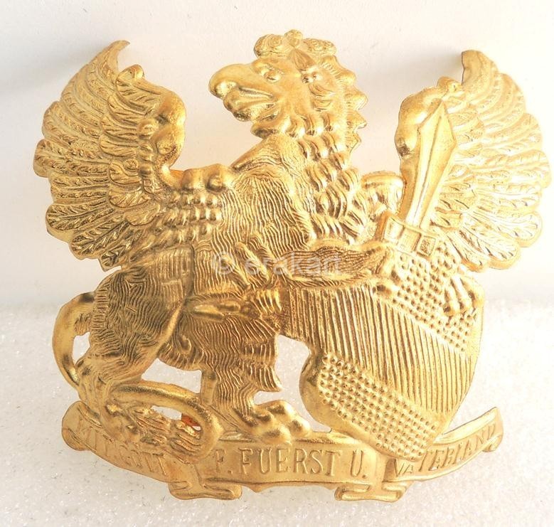 BADEN Wappen for German Pickelhaube helmet - view 2