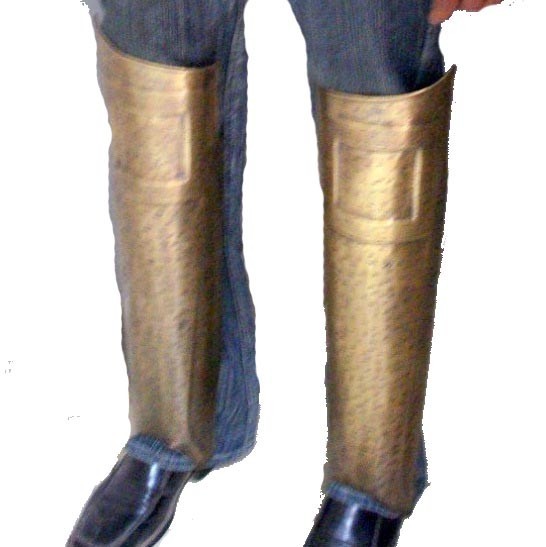 Brass 300 Movie Spartan Leg Guard set - view 2