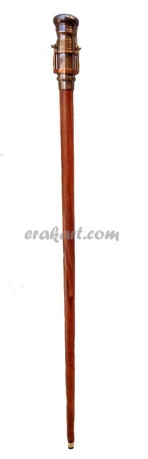 Brass Antique Telescope Walking Stick 