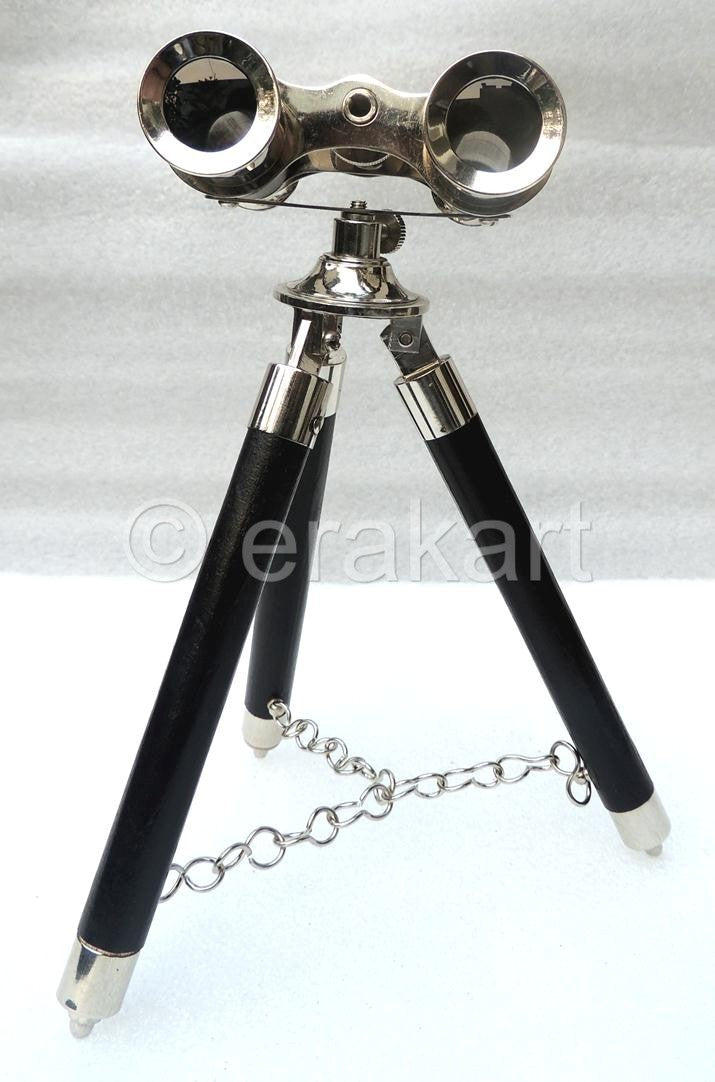 Brass Binocular in Chrome finish - view 2