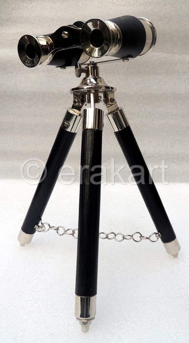 Brass Binocular in Chrome finish - view 4