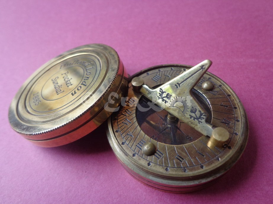Brass Dollond London Sundial Compass