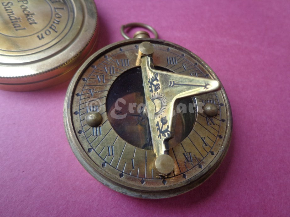Brass Dollond London Sundial Compass - view 2