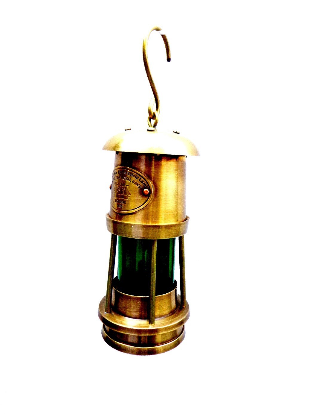 Brass Miner Lamp T Light Lantern Set - view 2