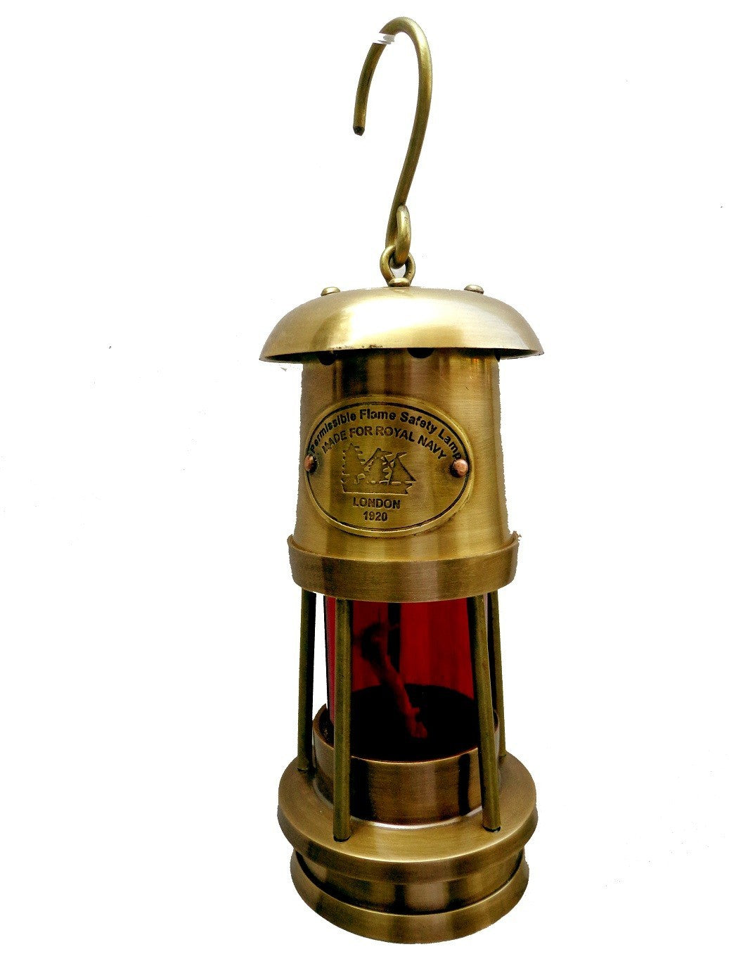 Brass Miner Lamp T Light Lantern Set - view 4