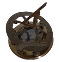 Brass Navigation Round Sundial Compass 7.5"