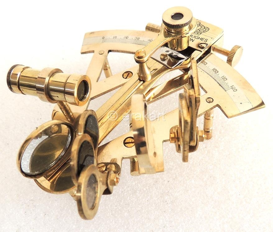 Brass Sextant Ship Nautical 4 inch - view 4