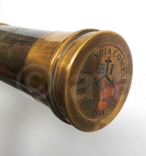 Brass Telescope 1818 East India Company Spyglass 32" Scope - view 4