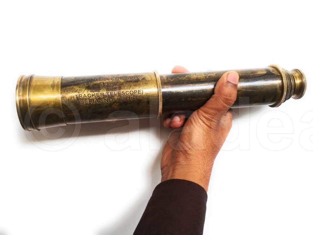 Brass Telescope 1818 East India Company Spyglass 32" Scope - view 2