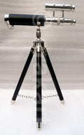 Brass Telescope double barrel chrome