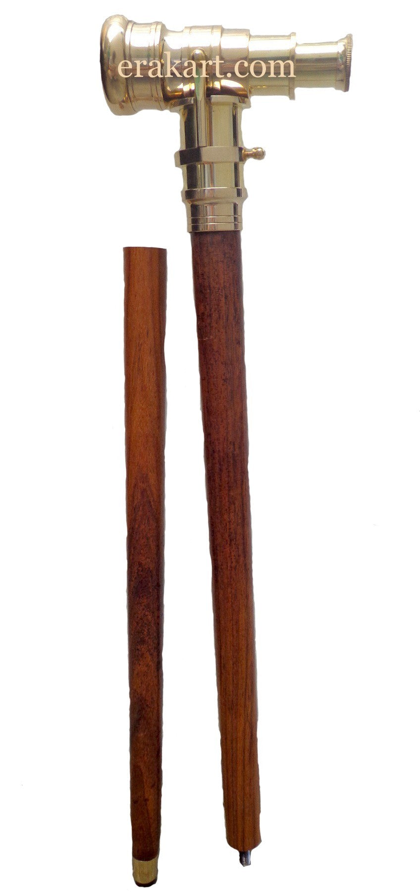 Brass Telescope Walking Stick - view 3
