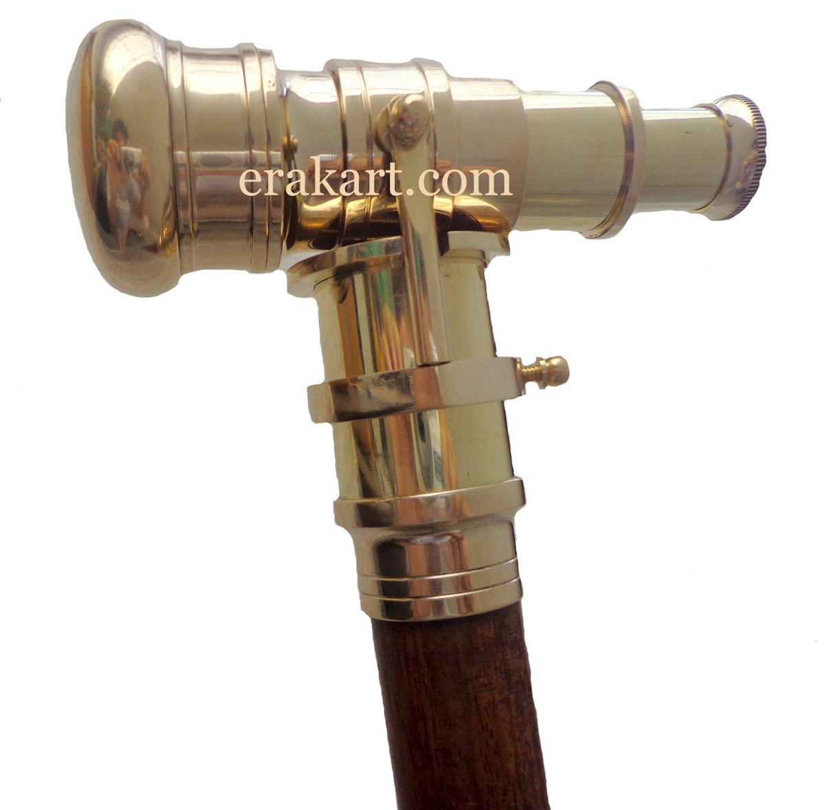 Brass Telescope Walking Stick - view 2