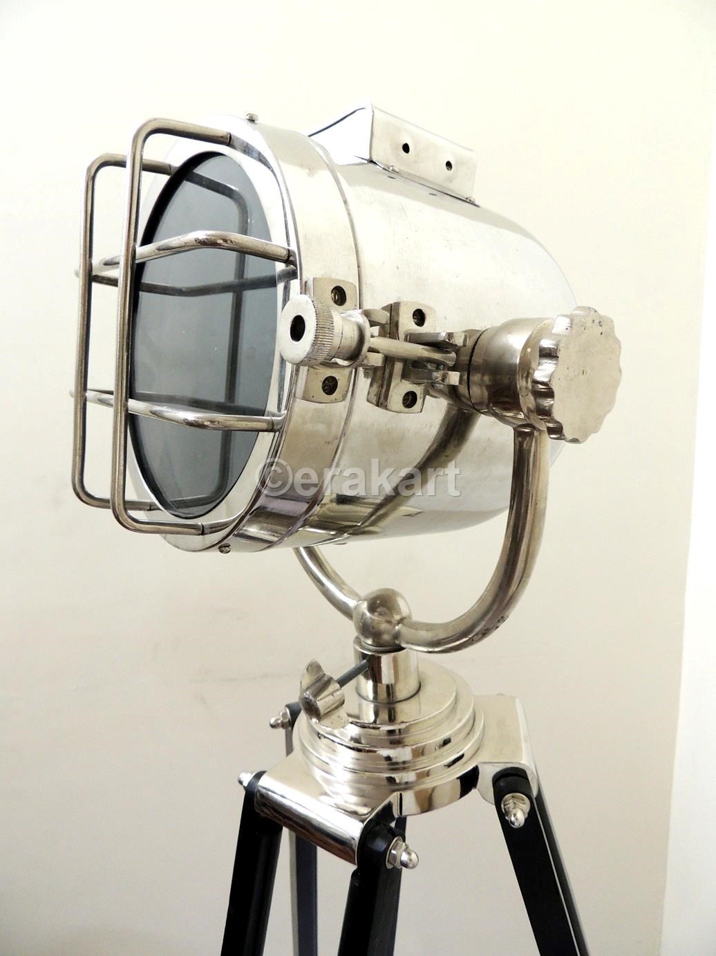 Chrome Light Shade Focus Spotlight Floor Lamp - view 8