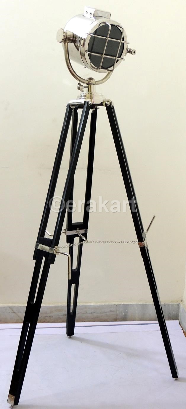 Chrome Light Shade Focus Spotlight Floor Lamp - view 4