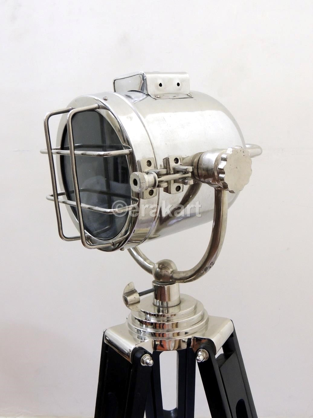 Chrome Light Shade Focus Spotlight Floor Lamp - view 3