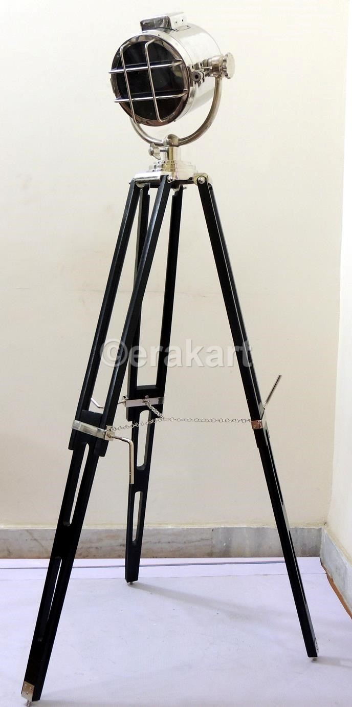 Chrome Light Shade Focus Spotlight Floor Lamp - view 5