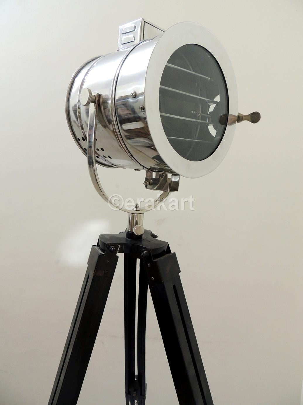 Classy Decor Nautical Marine Steel Tripod Floor Lamp - view 2
